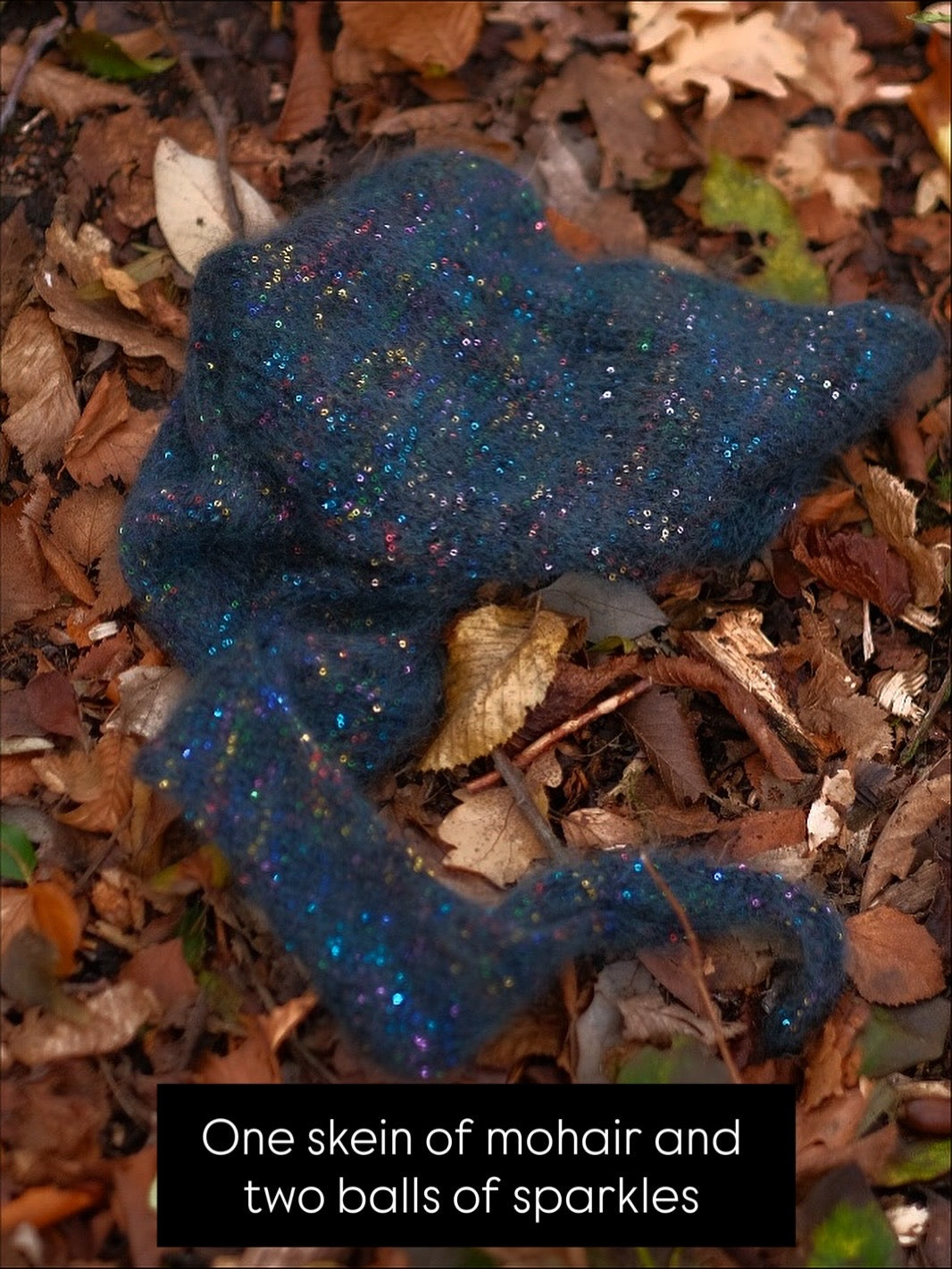 The Easy Sparkly Bandana Kit - Vinoy Park Mohair and Pale Pink Sparkles