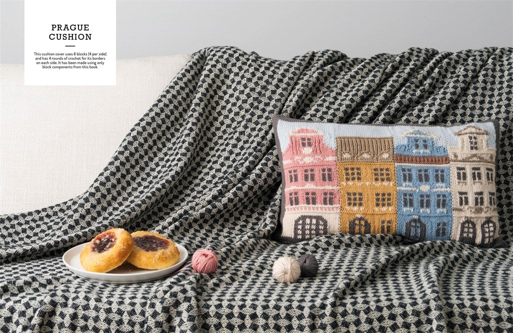 Knit The City Building Blocks: Mix and match knitting charts for iconic city buildings by Jake Henzler