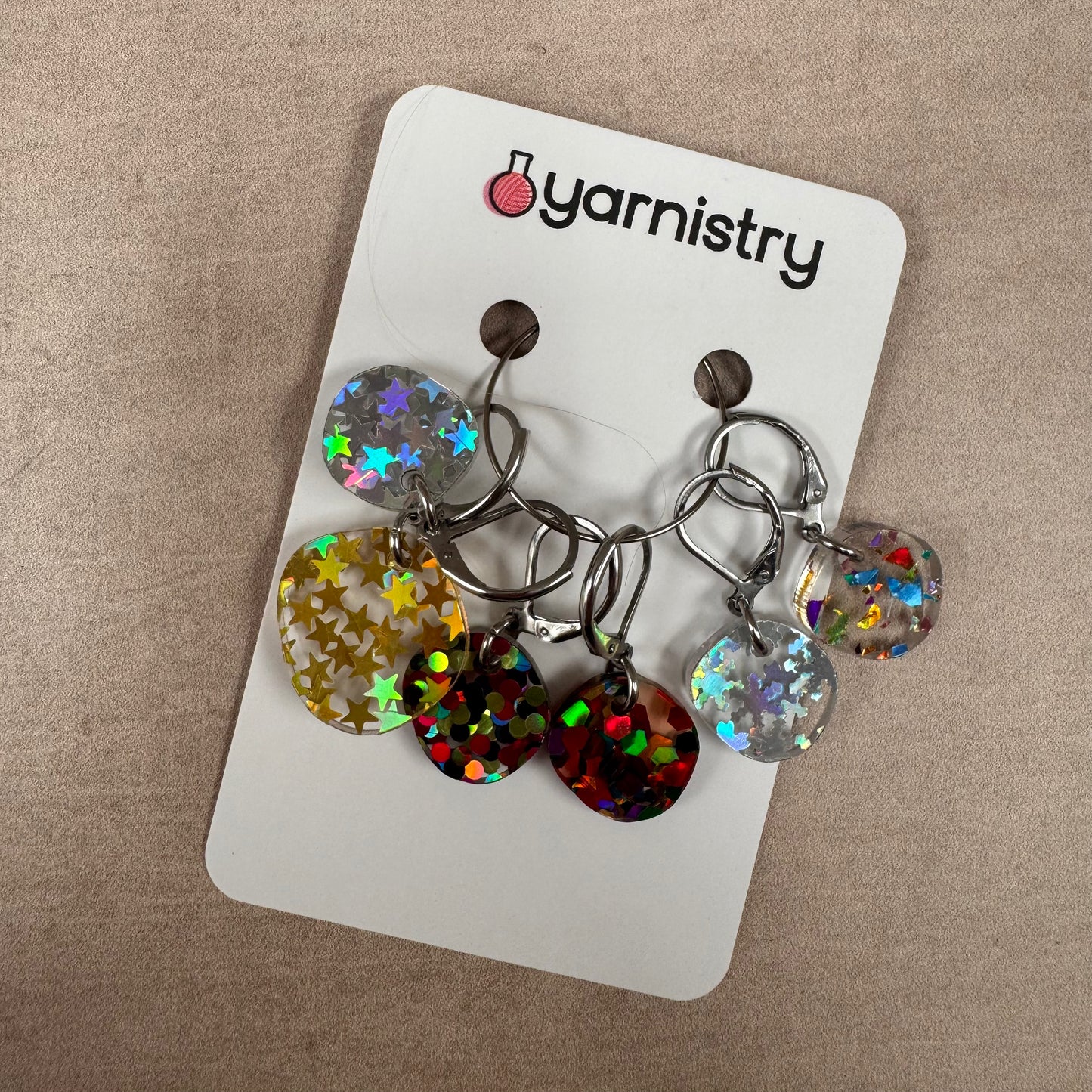 Pebbles Stitch Markers by Yarnistry
