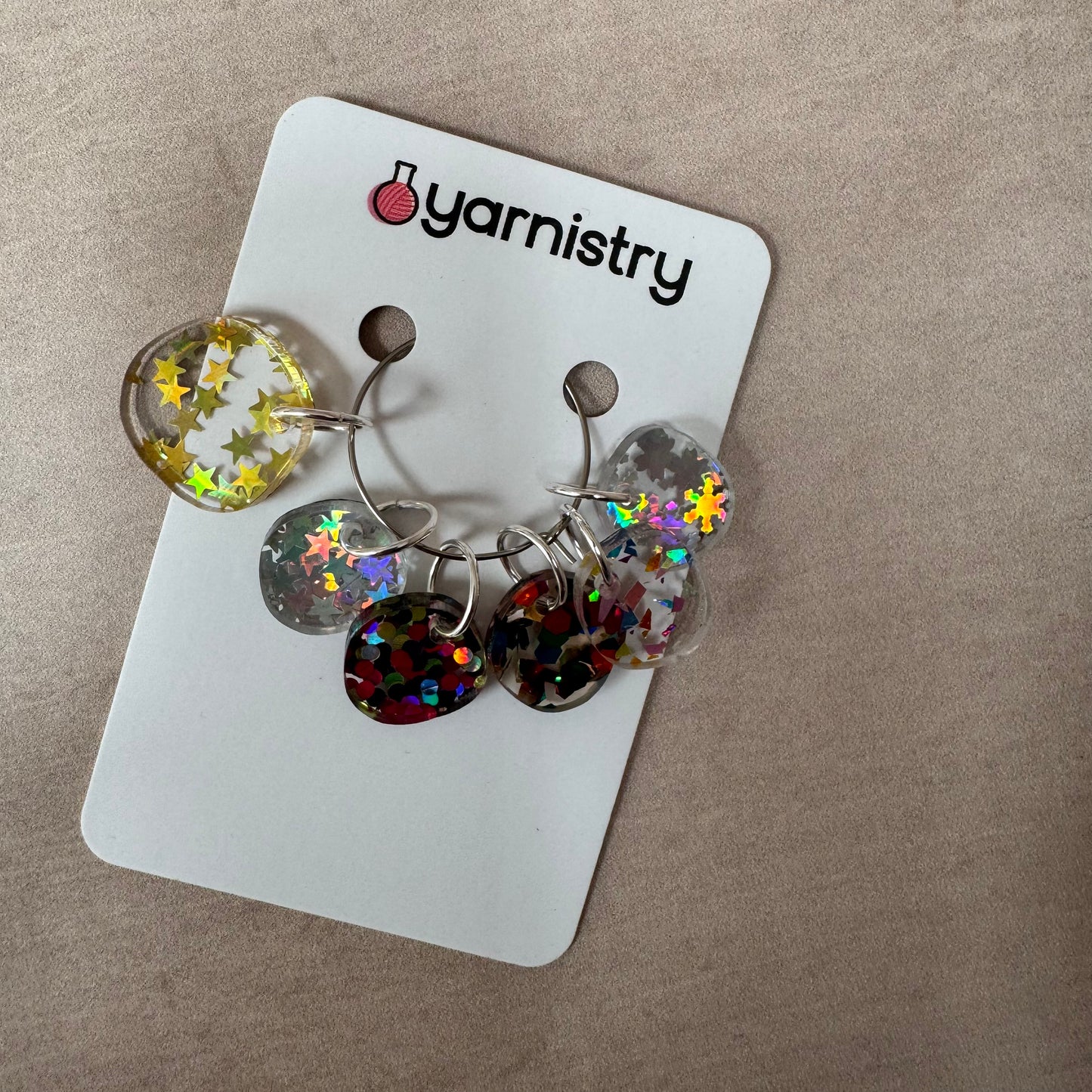 Pebbles Stitch Markers by Yarnistry