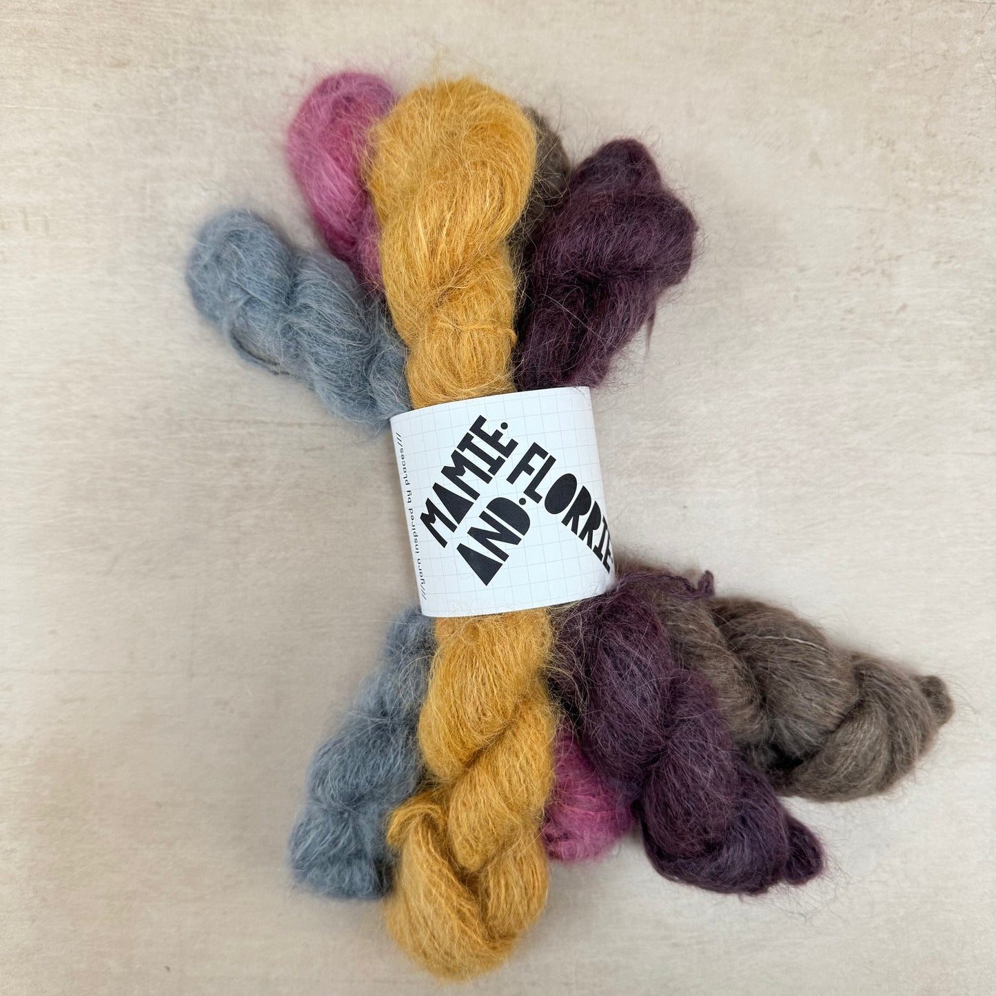 5 x Luxury 4ply Mini Skeins - Naturals