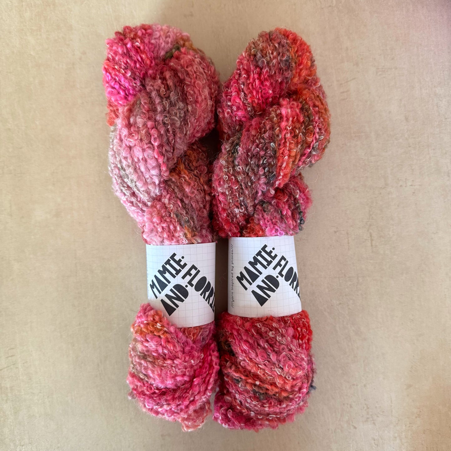 The Secret Poppy Field - Alpaca Boucle Loop