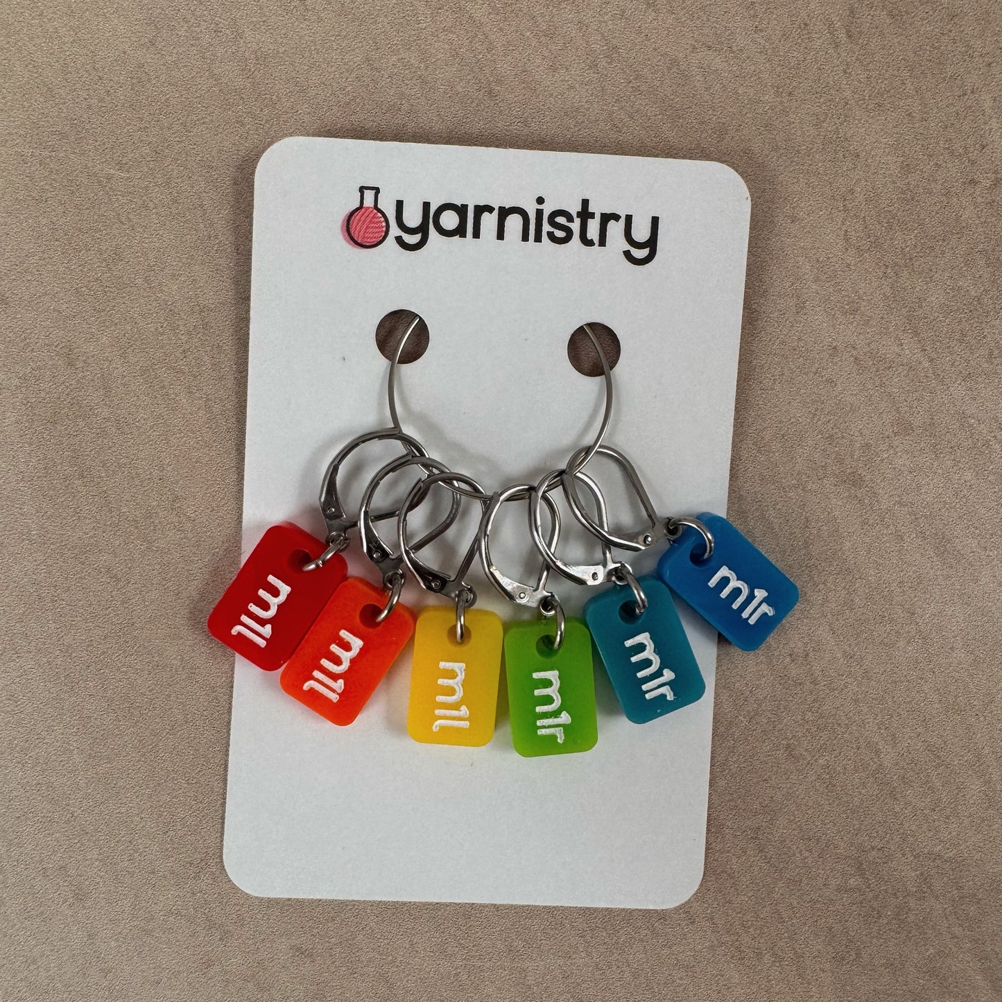 M1l and M1R Stitch Markers by Yarnistry