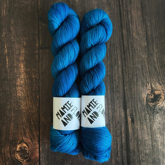 Padarn Tree - Blue Faced Leicester Sock