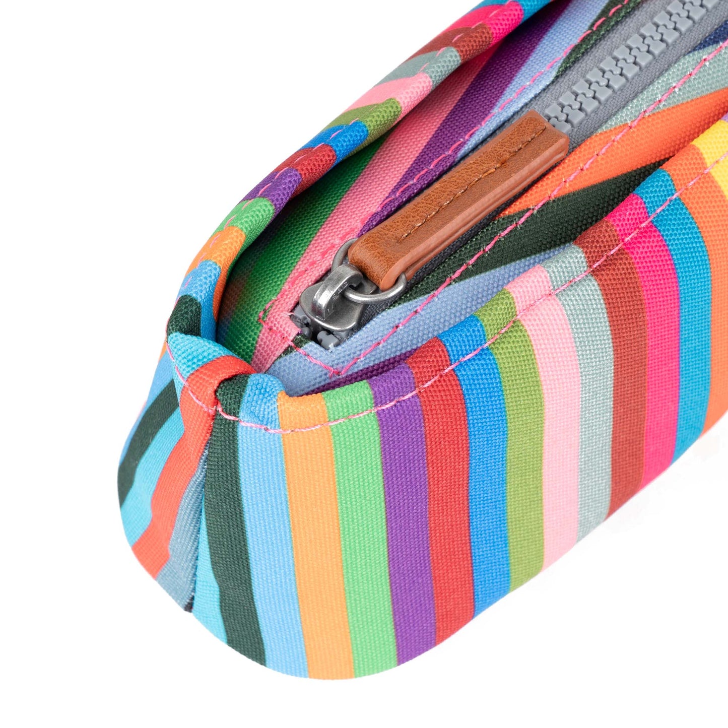 ROKA Pimlico Multi Stripe Zip Pouch