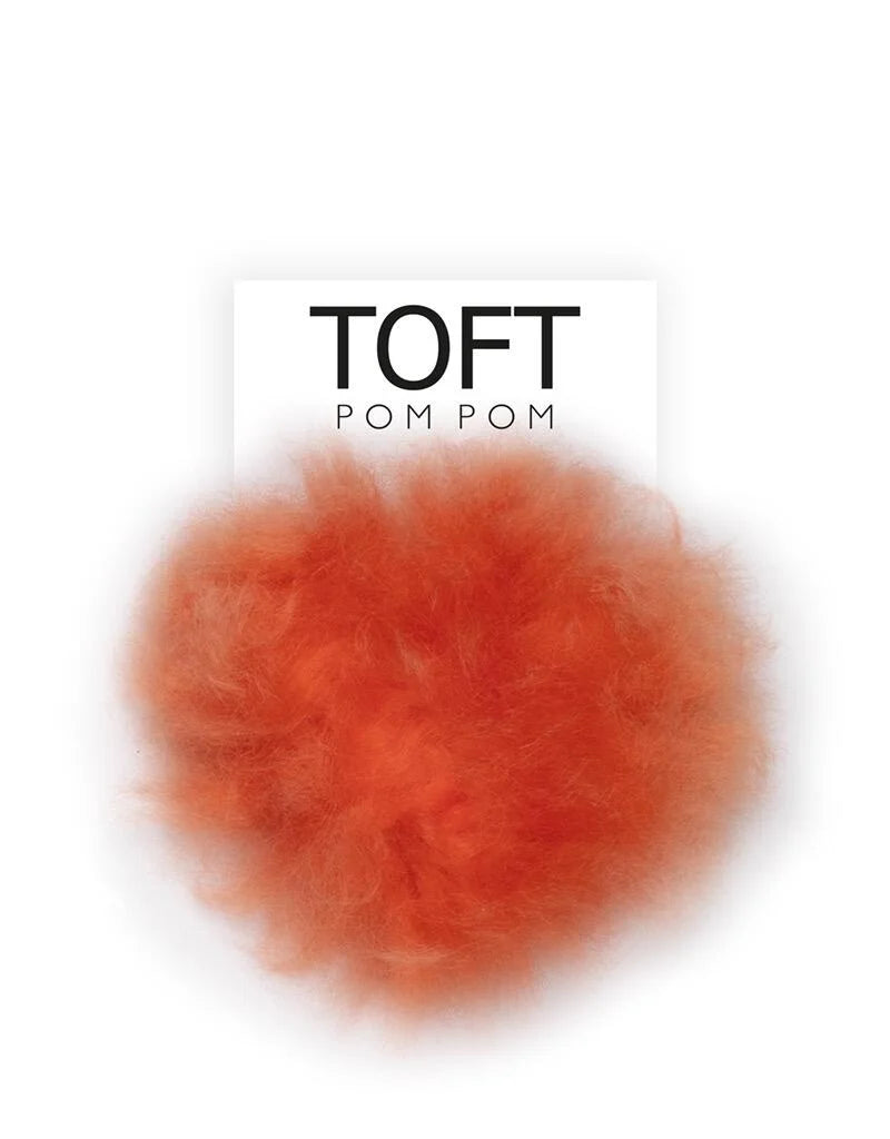 Toft Alpaca Pom Pom - Orange