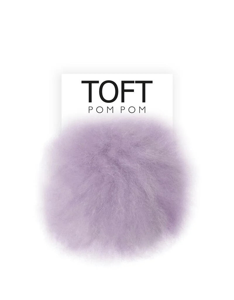 Toft Alpaca Pom Pom -Violet