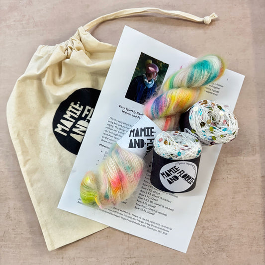 Shine Like a Star Bandana Kit : Swizzels Mohair and Sequins