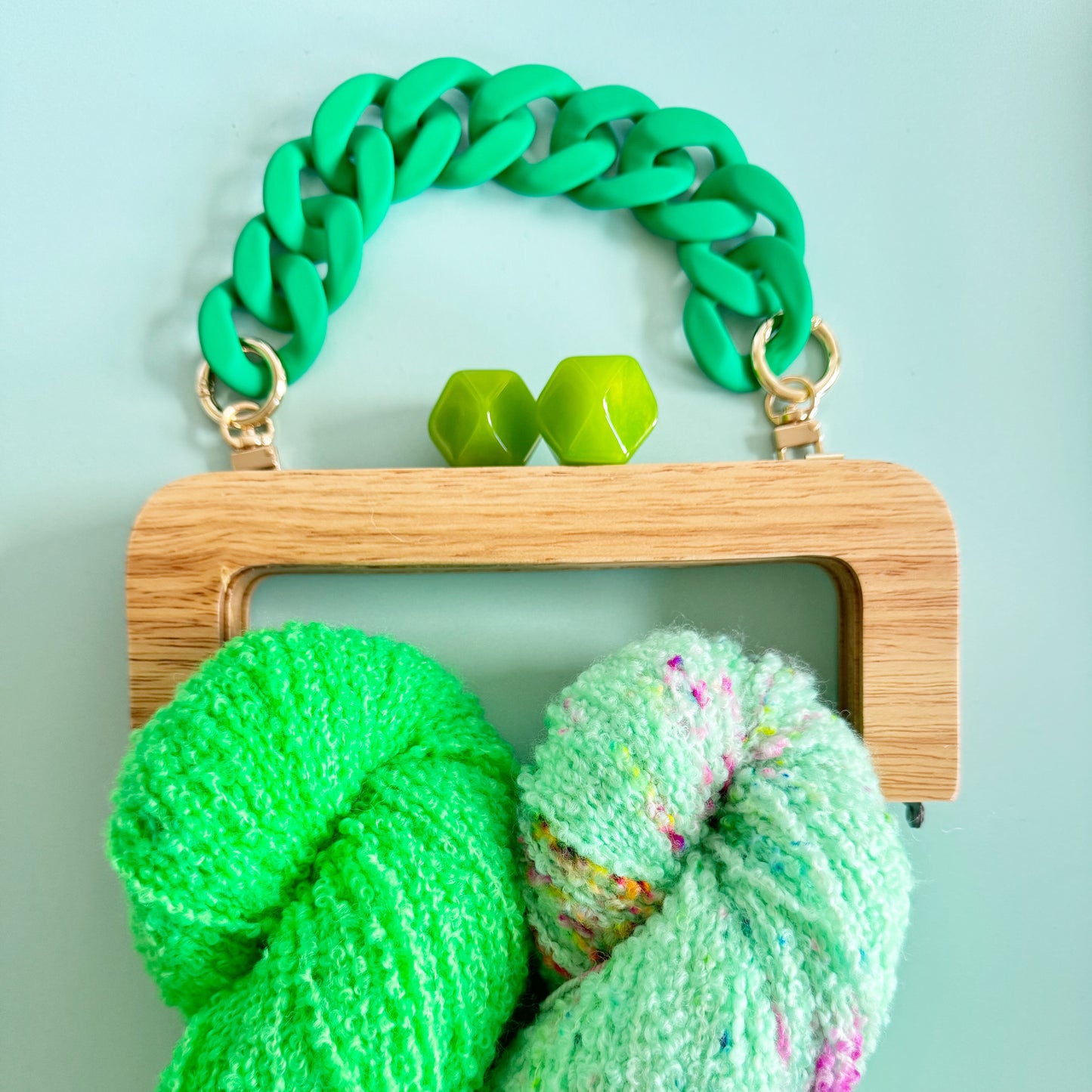 Bag Chain - Gunnera Green