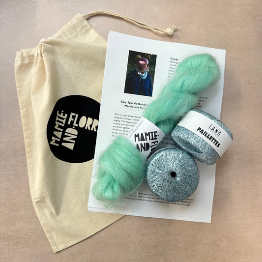 Easy Sparkly Bandana : Yego Scooters and Blue Sparkles