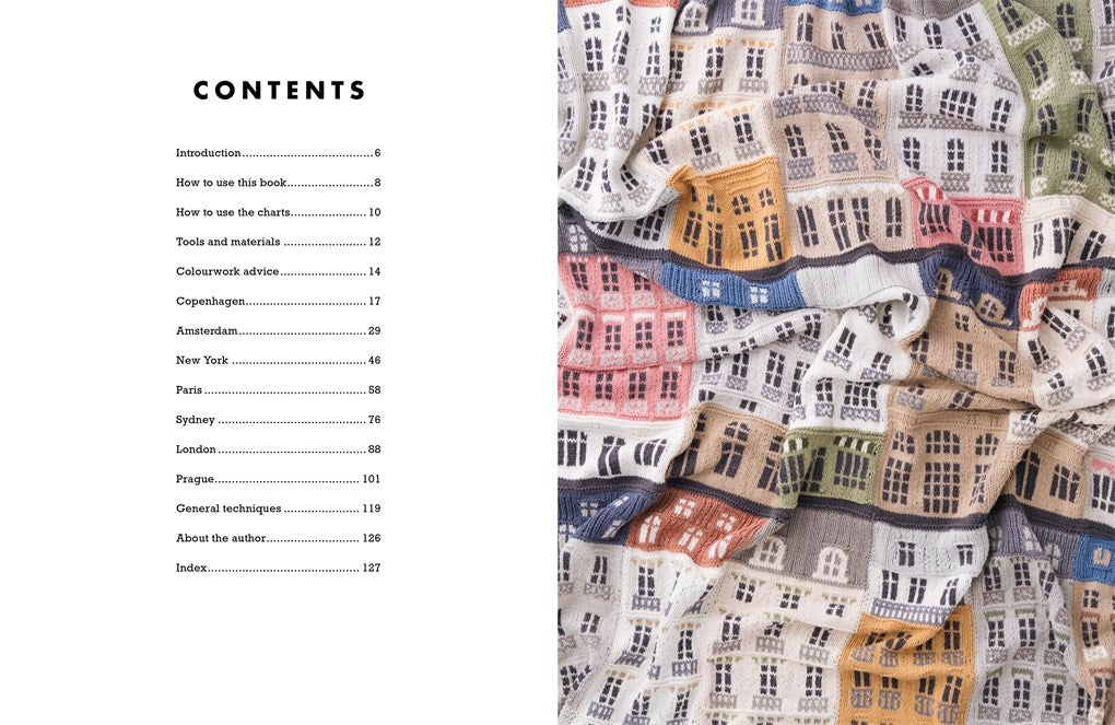 Knit The City Building Blocks: Mix and match knitting charts for iconic city buildings by Jake Henzler