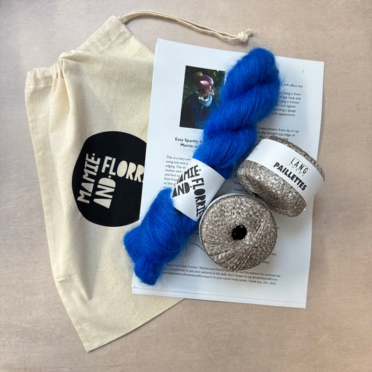 Easy Sparkly Bandana Kit : Paddle Boarding at Lligwy and Silver Sparkles