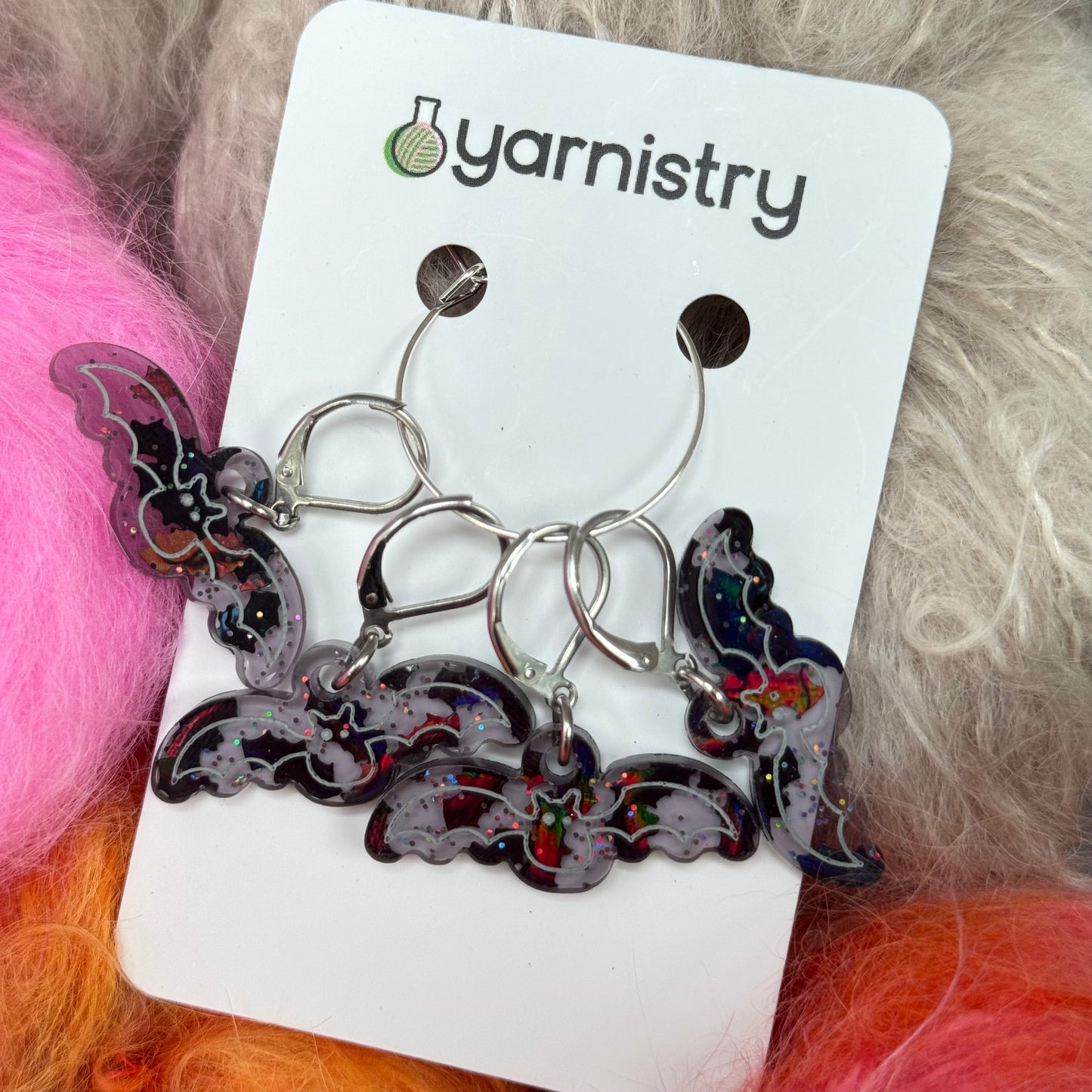 Bats Stitch Markers by Yarnistry