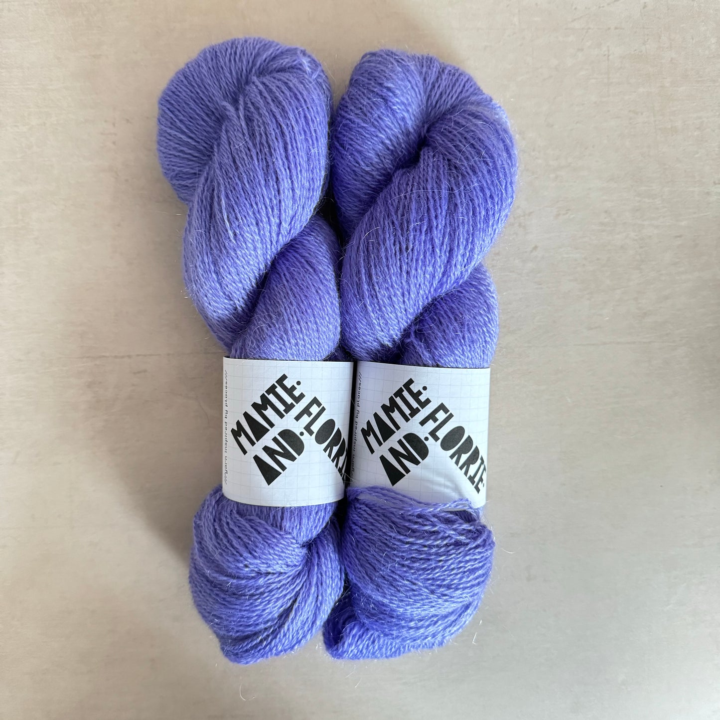 That Lilac door in Montmartre - Corriedale Mohair 4ply