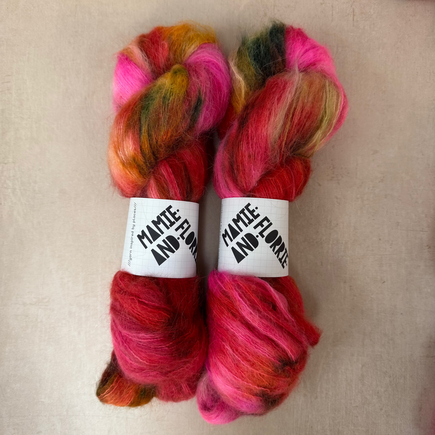 The Secret Poppy Field  - Suri Alpaca Fluff