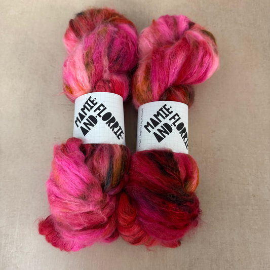 The Secret Poppy Field - Suri Alpaca Silk DK