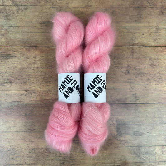 80er Jahre im Le Louvre Neon Orange – Kid Silk Mohair