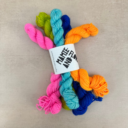 5 Mini Skein Pack - DK