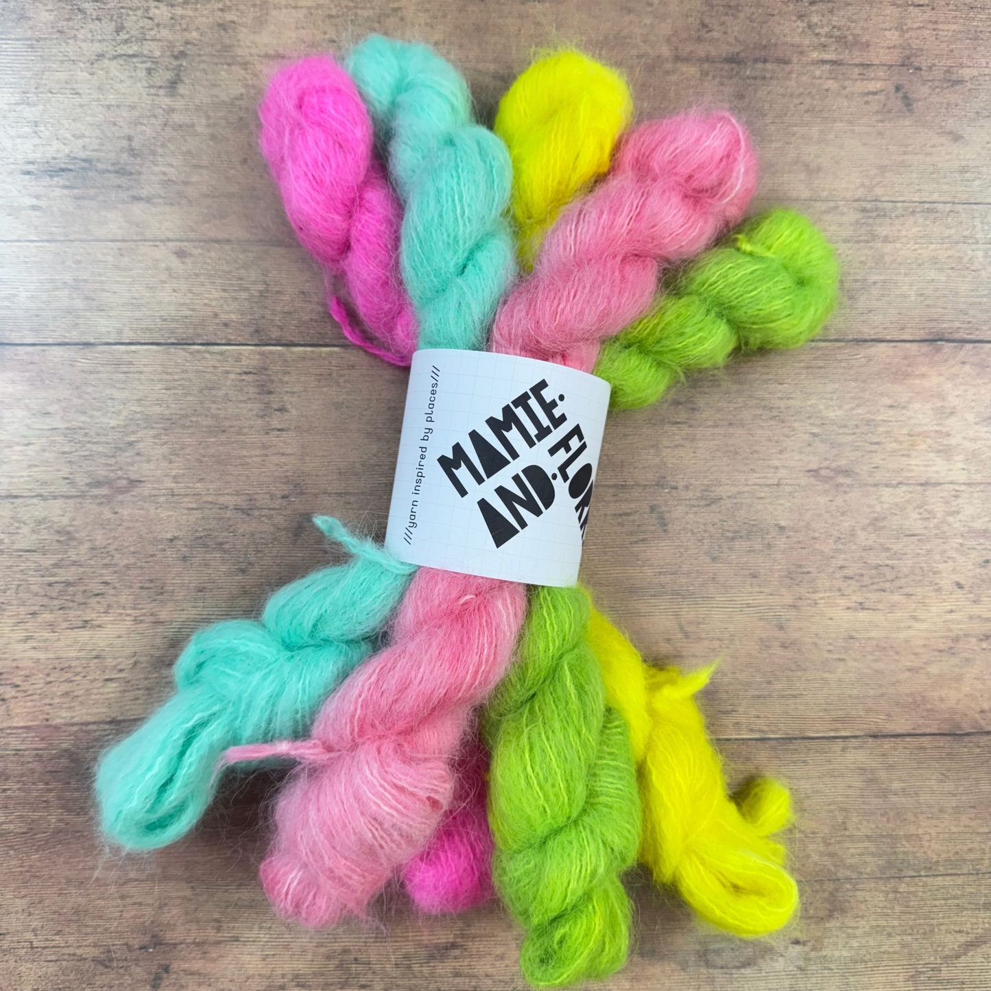 5 x Alpaca Mini Skein - Neons