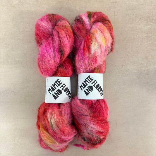 The Secret Poppy Field - Suri Alpaca Silk DK