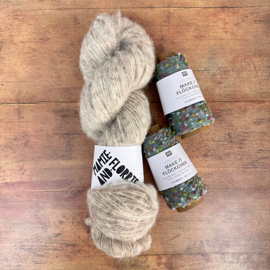 Easy Textured Bandana Kit - Natural Baby Bounce and Winter Flockchen