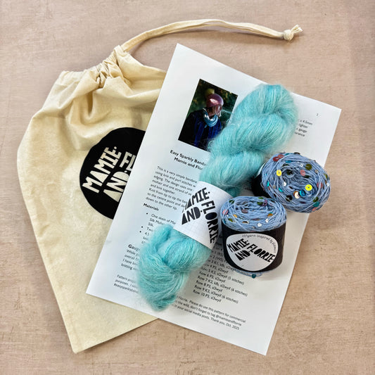 Shine Like a Star Bandana Kit : Ice Swim at Combs and Blue Sequins
