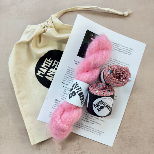 Shine Like a Star Bandana Kit : Mohair and Sequins