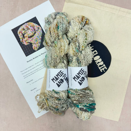 Nobbly Bobbly Shawl Kit - Cairngorms Plateau