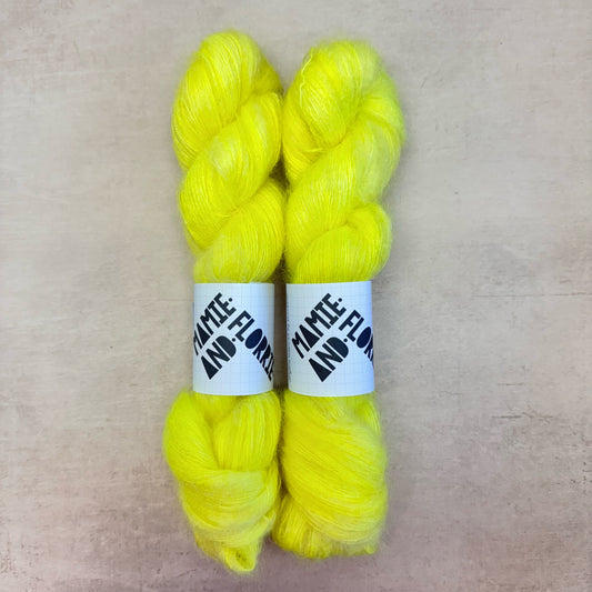 80'erne på Le Louvre Lemon - Kid Silk Mohair