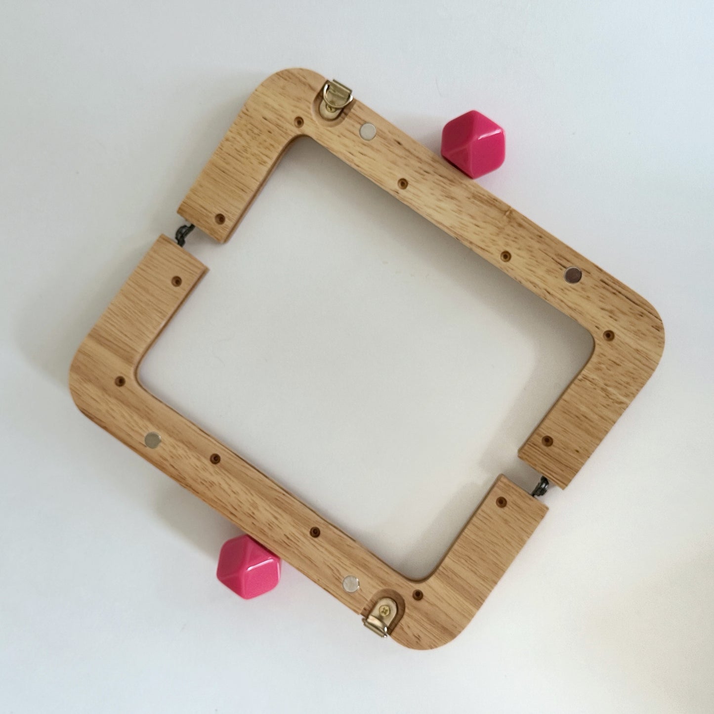 Natural Wooden Bag Frame - Rose