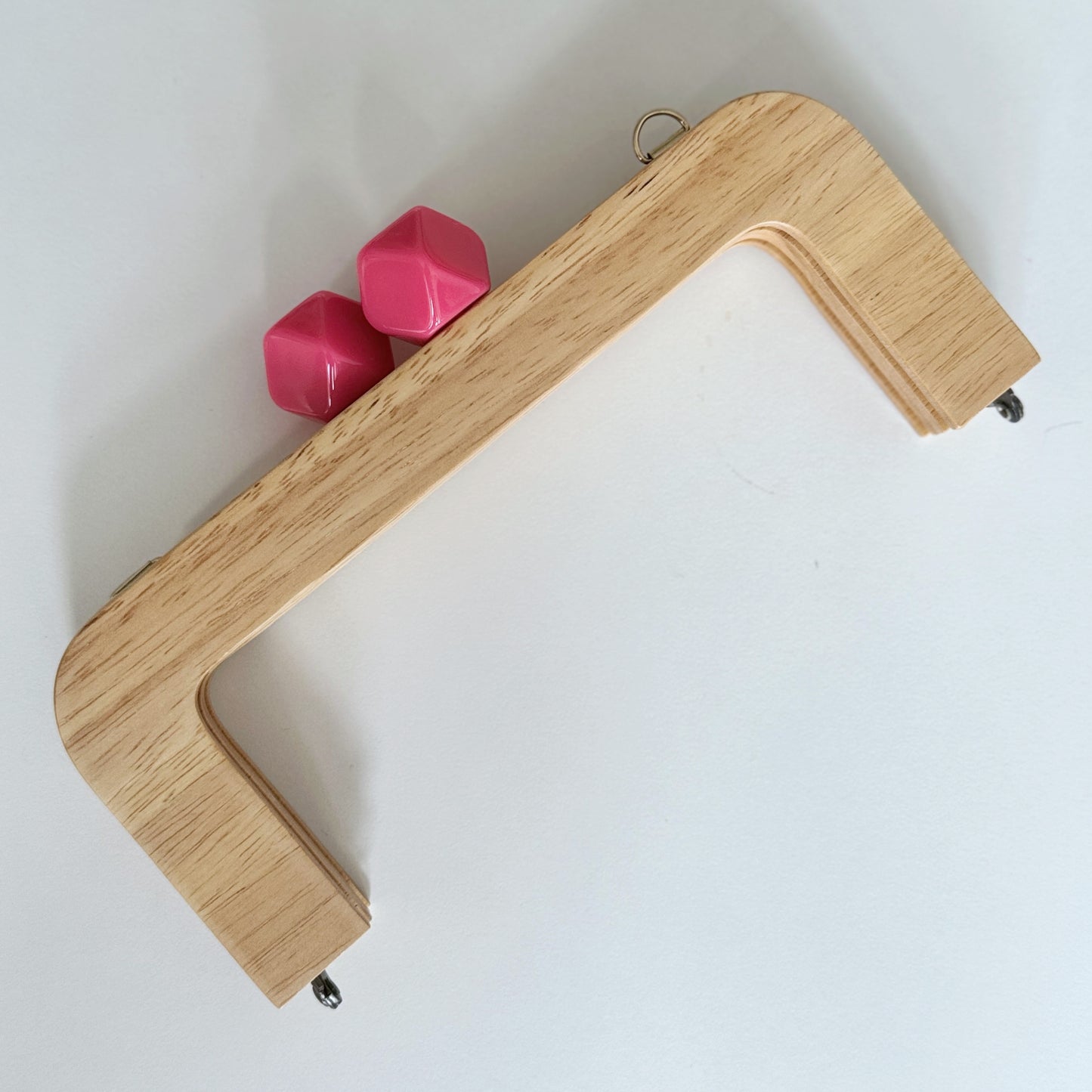 Natural Wooden Bag Frame - Rose