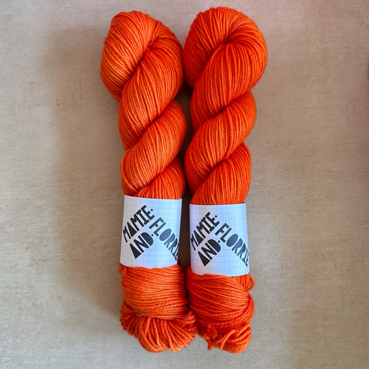 Pumpkins at the Botanical Gardens - Blue Faced Leicester DK