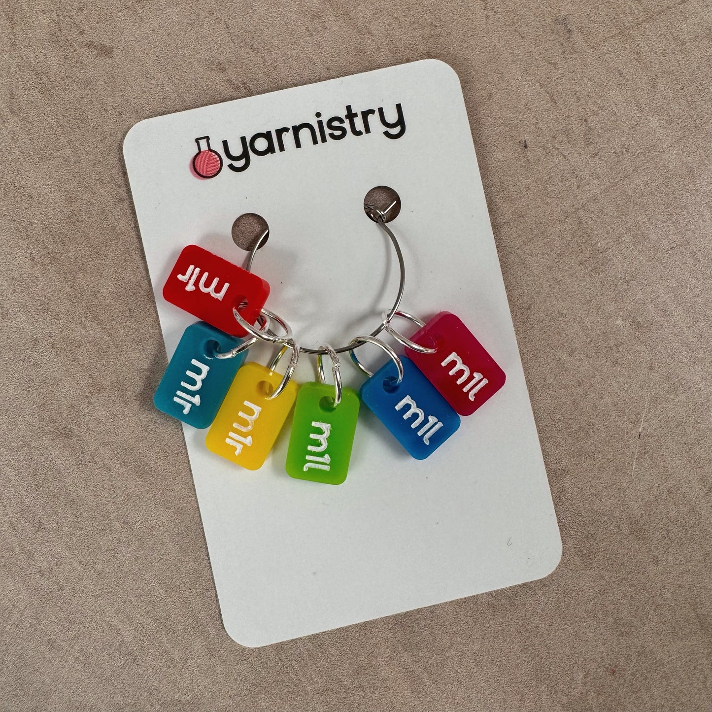 M1l and M1R Stitch Markers by Yarnistry