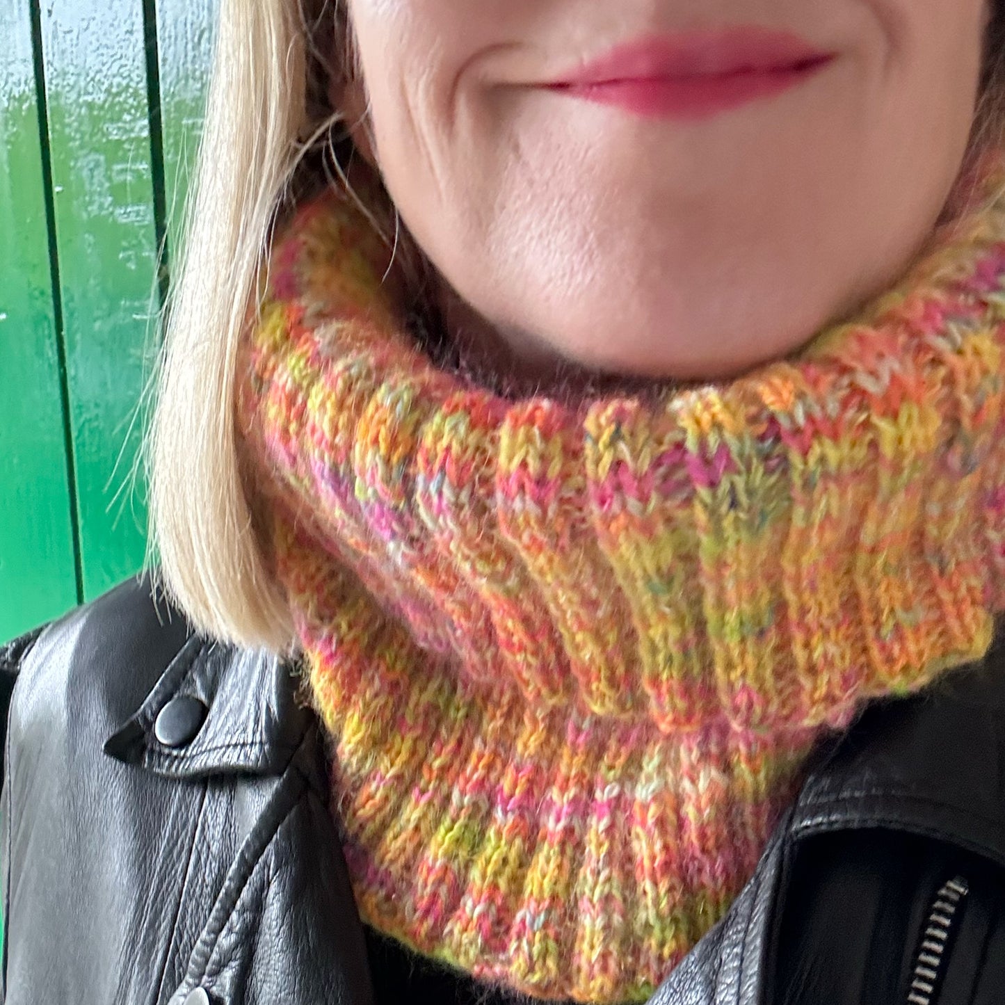 Easy Cosy Cowl Kit - Sunset at Llanddona - Mohair