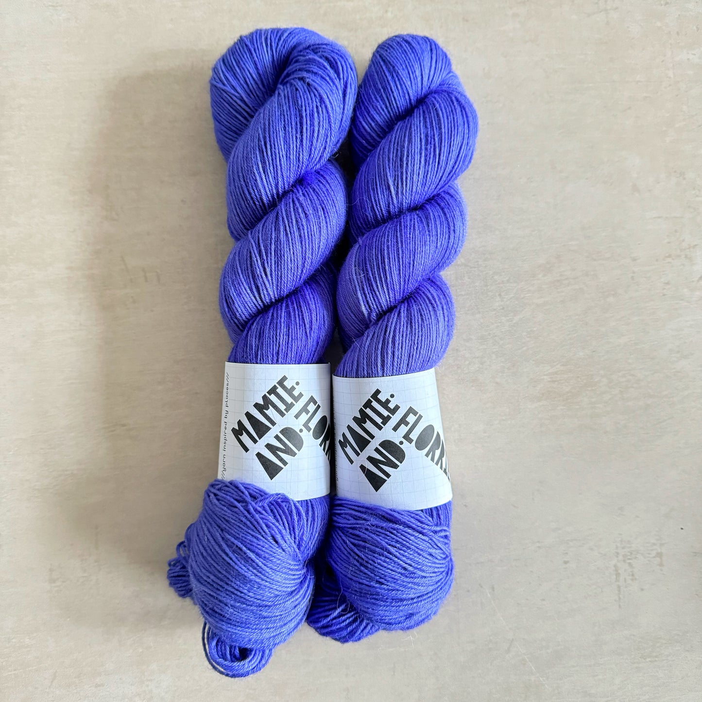 That Lilac Door at Montmartre - Bluefaced Leicester Sock