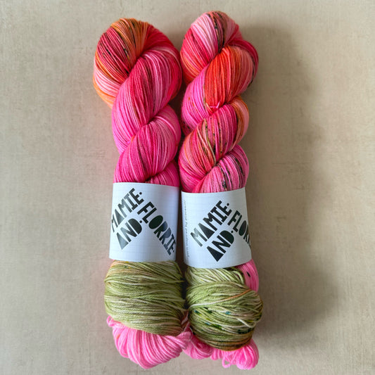 The Secret Poppy Field - Merino Soft Sock