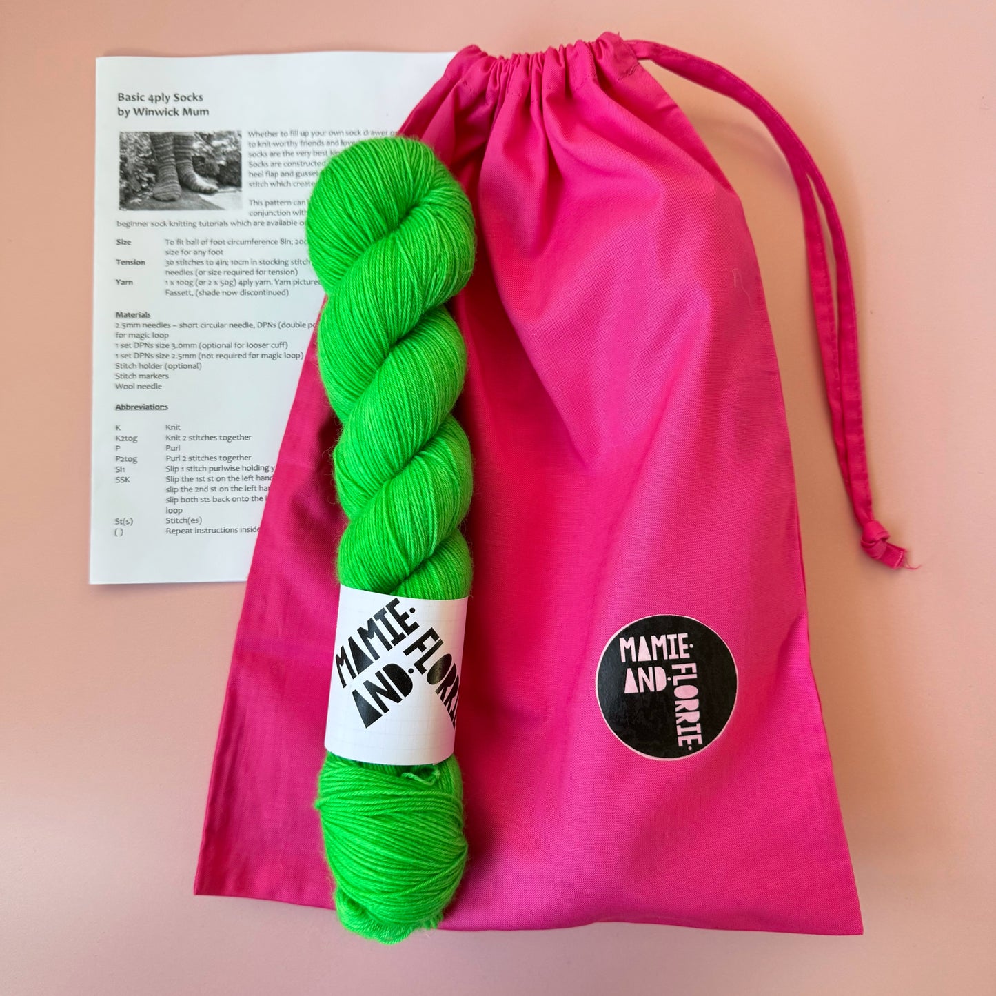 The Perfect Beginners Sock Knitting Kit - Under the Gunnera