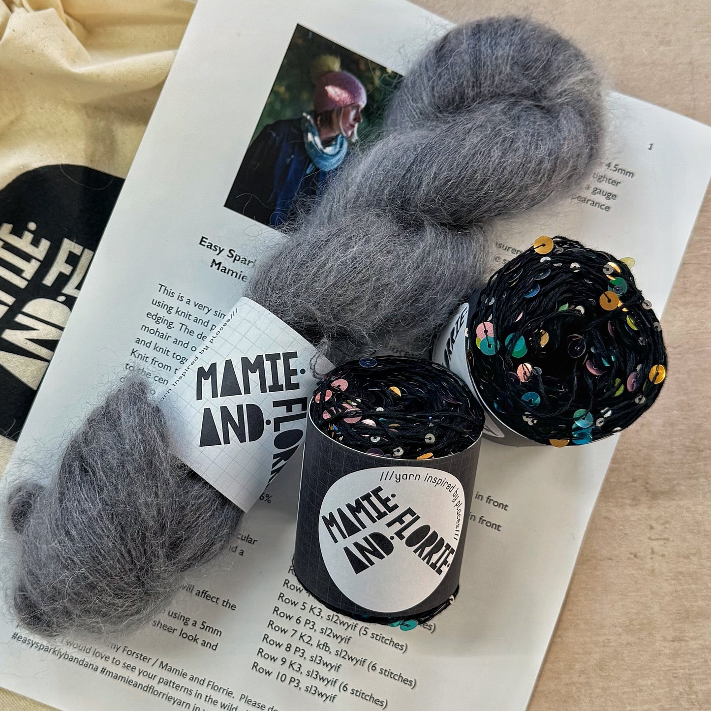 Shine Like a Star Bandana Kit : Taxal Skies with Black Multi Sequins