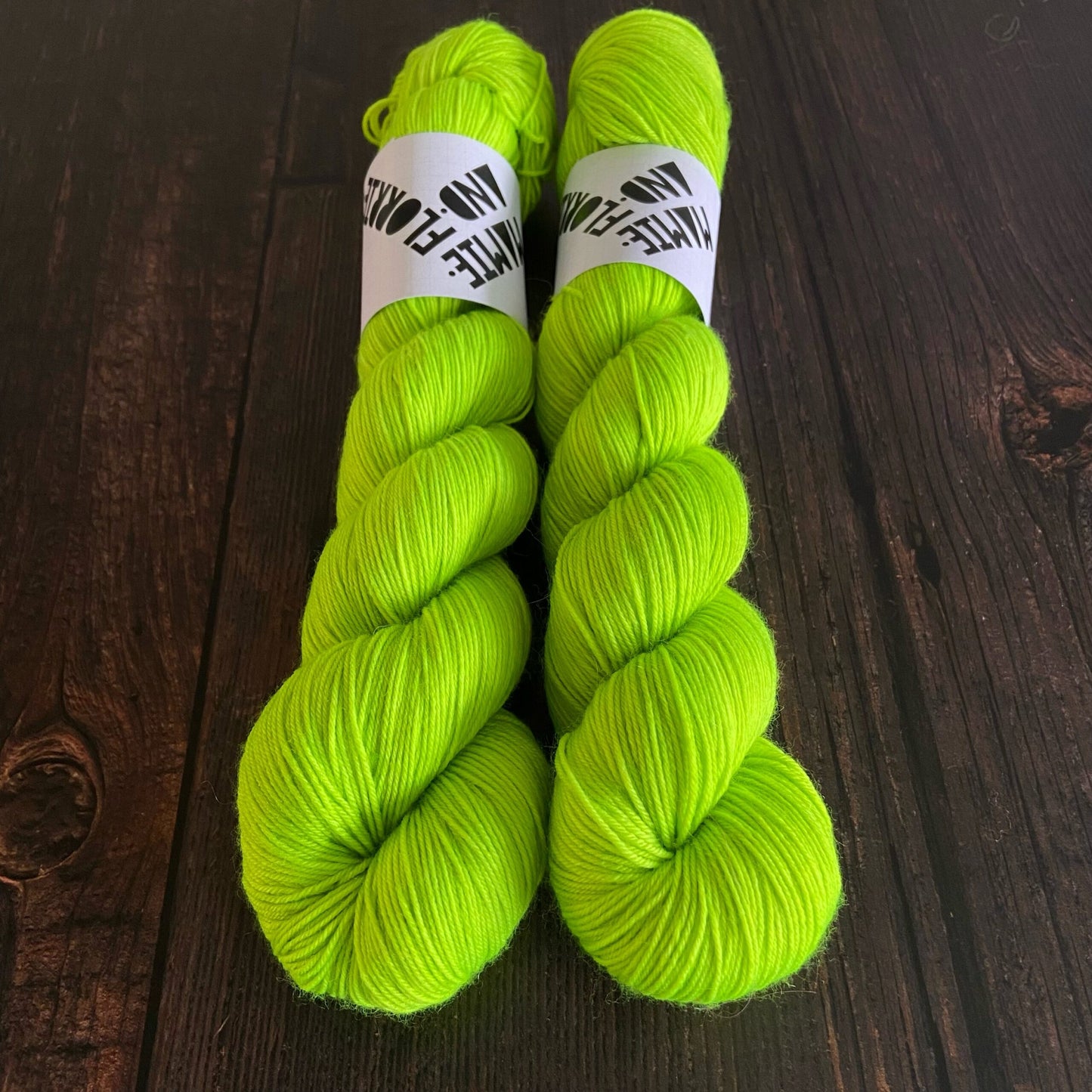 80's at Le Louvre Neon Lime - Merino Sock