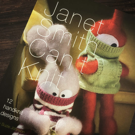 Janet Smith Can't Knit - strikkeopskriftsbog af Suzie Johnson