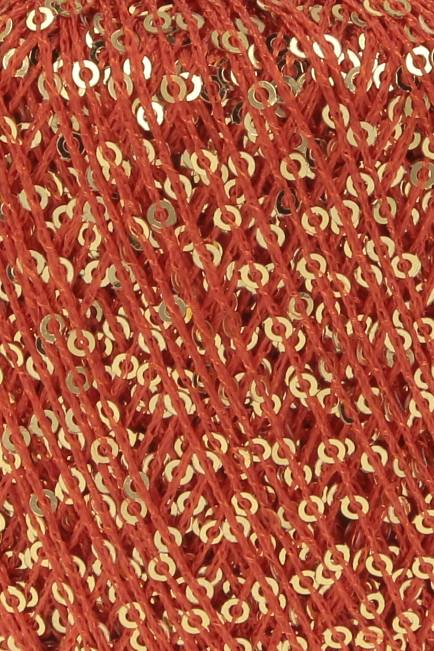 Paillettes by Lang Yarn - Orange with Gold (60)