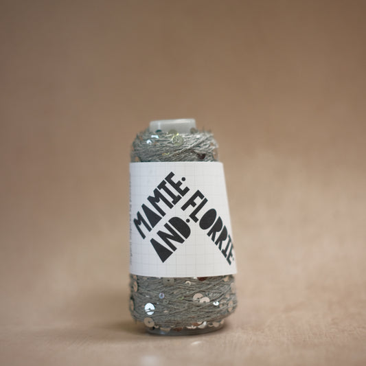 Shine like a STAR! Grey - Silver Sequins - Small