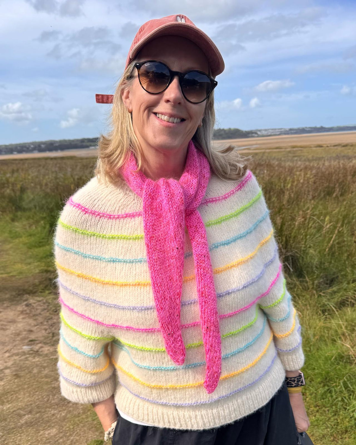 Digital Pattern : Easy Textured Bandana by Mamie and Florrie