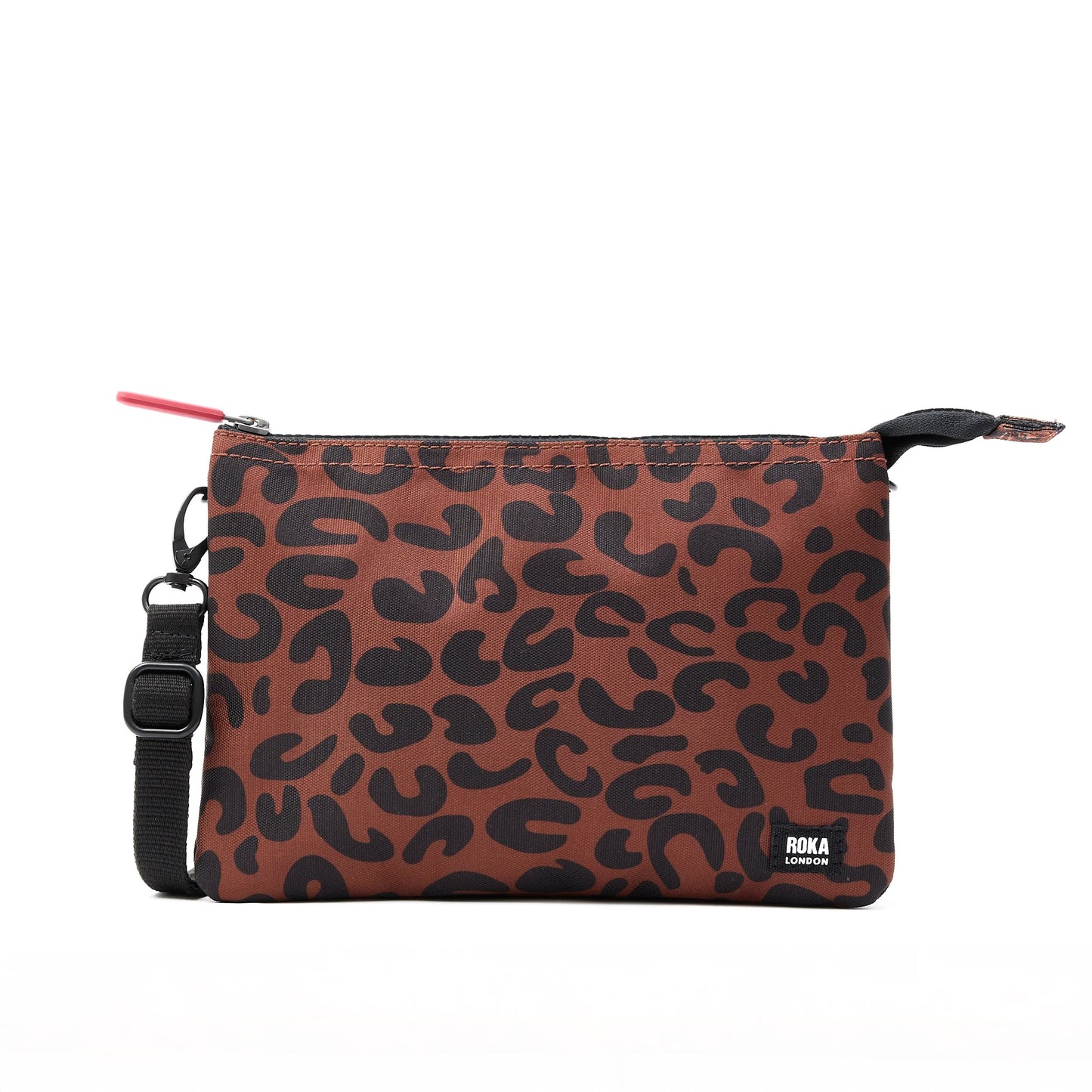 ROKA Carnaby Cross Body Bag - Scarlet Leopard