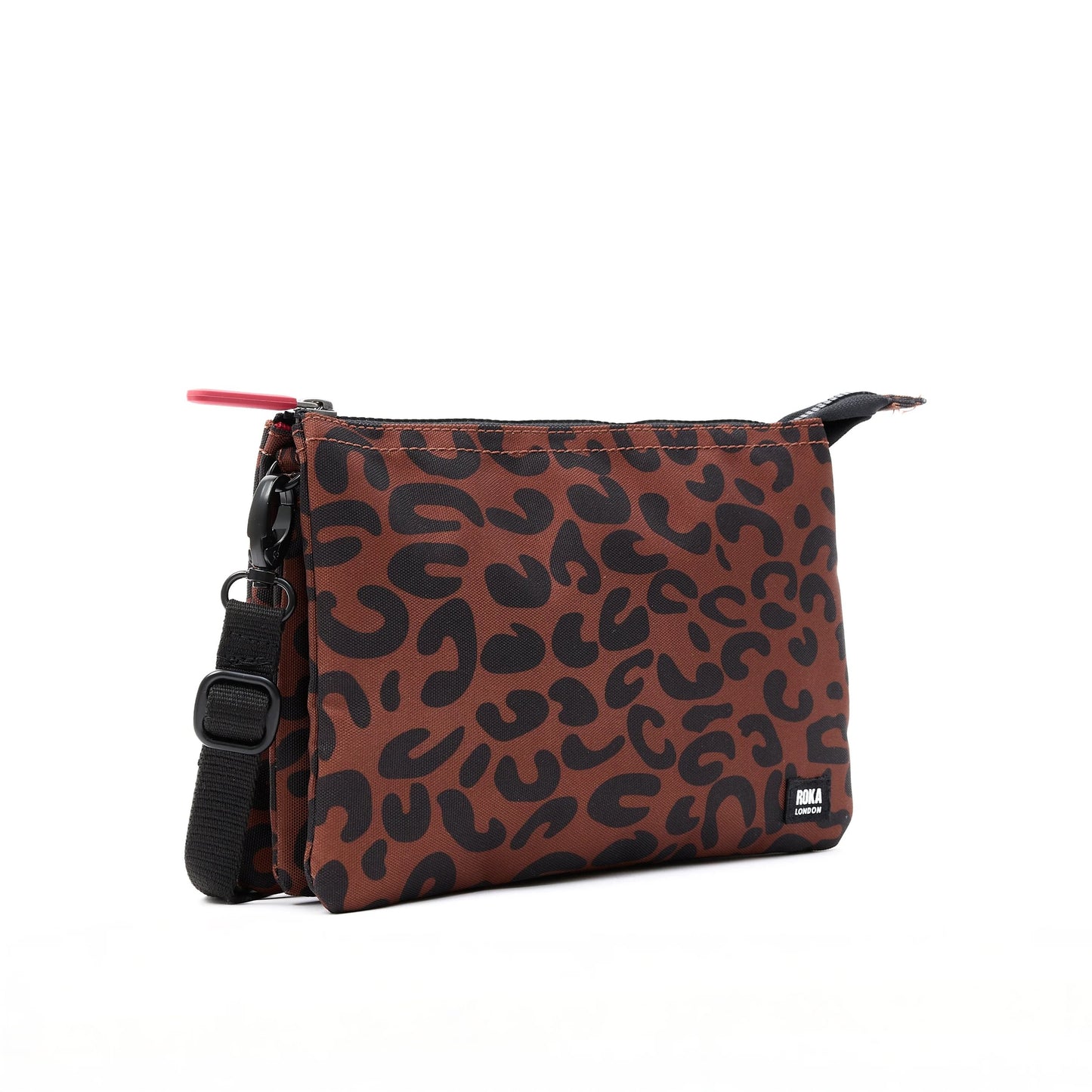 ROKA Carnaby Cross Body Bag - Scarlet Leopard