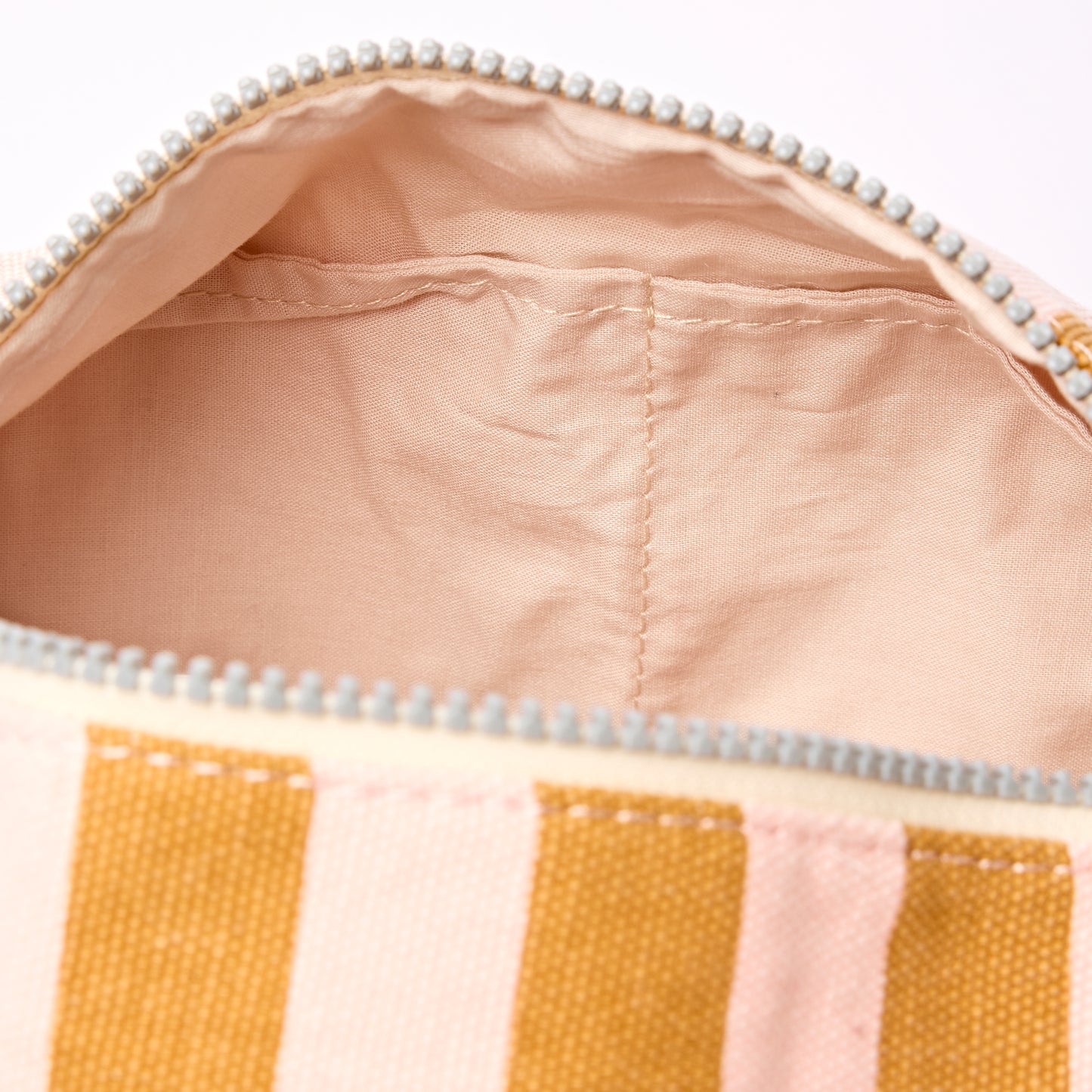 ROKA Mayfair Wash Bag - Rose Gold Stripe