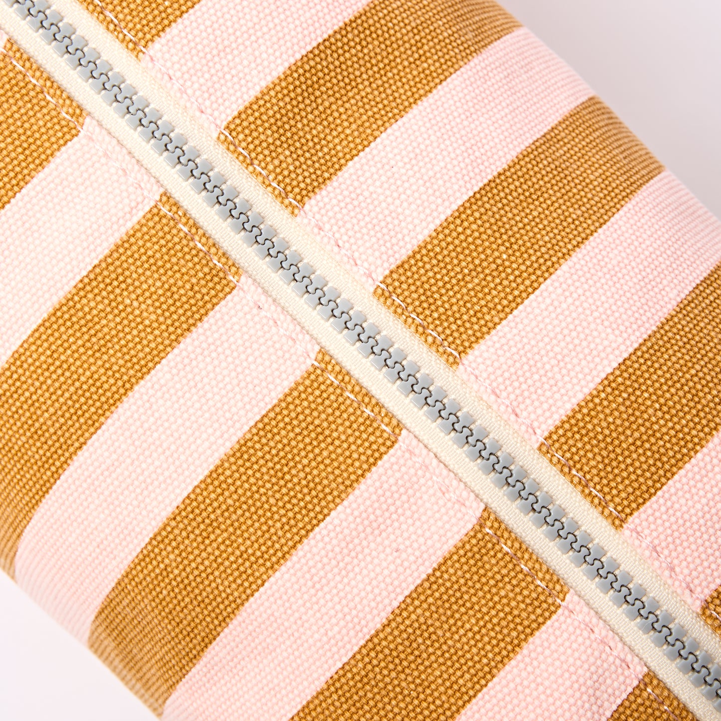 ROKA Mayfair Wash Bag - Rose Gold Stripe