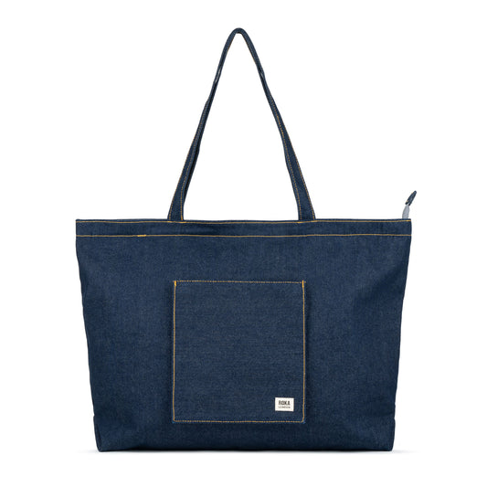 Roka Portobello Tote - Denim Dark Wash