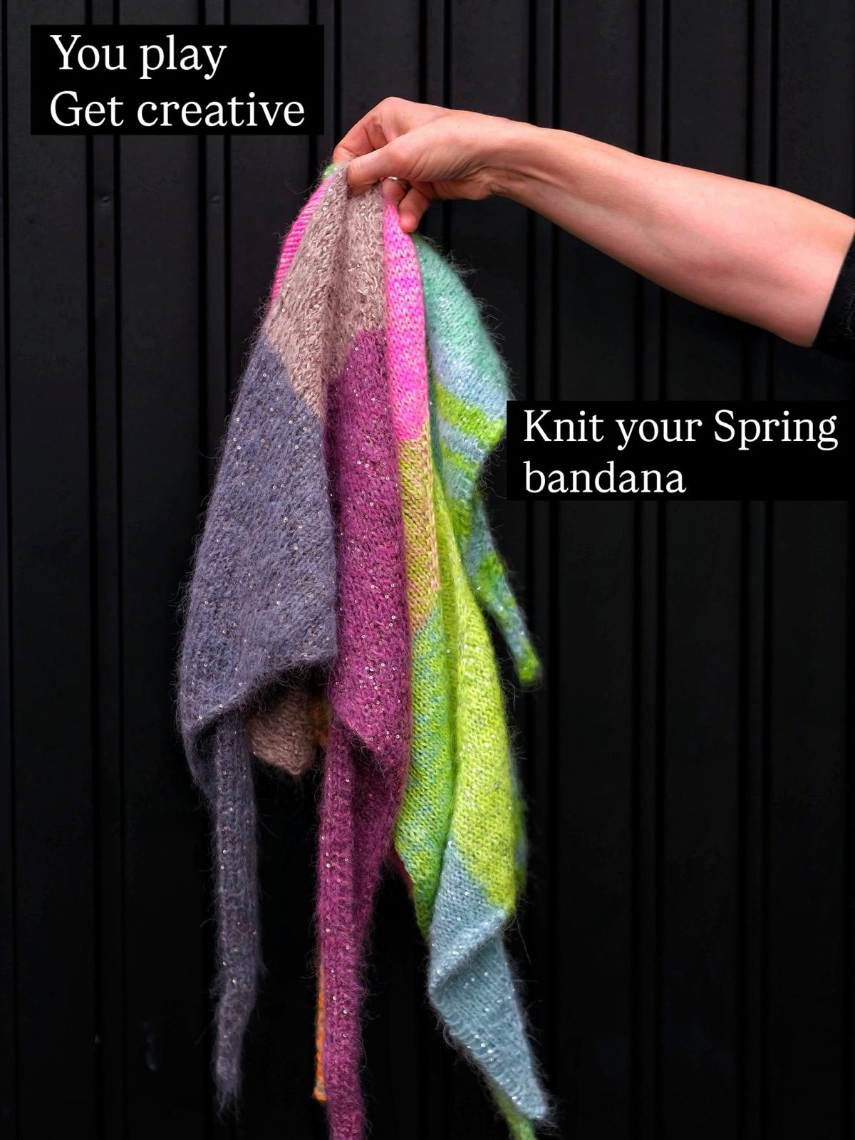 Digital Pattern : Easy Sparkly Bandana by Mamie and Florrie