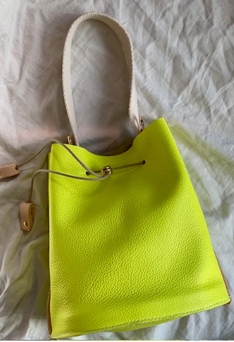 Geo-Metry Poppy 2 Bag - Neon Yellow